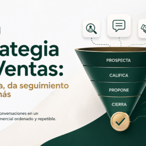 Estrategia de Ventas: Prospecta, da seguimiento y cierra más