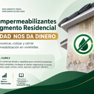 Venta de Impermeabilizantes para el Segmento Residencial